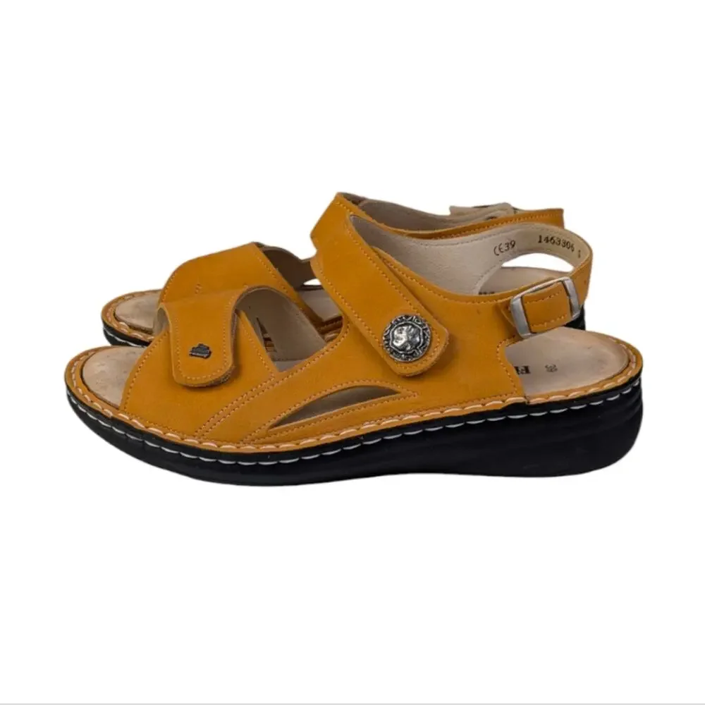 Finn Comfort Barbuda Mellow Sandals Size 39 US 8/8.5  EUC $295    S3293